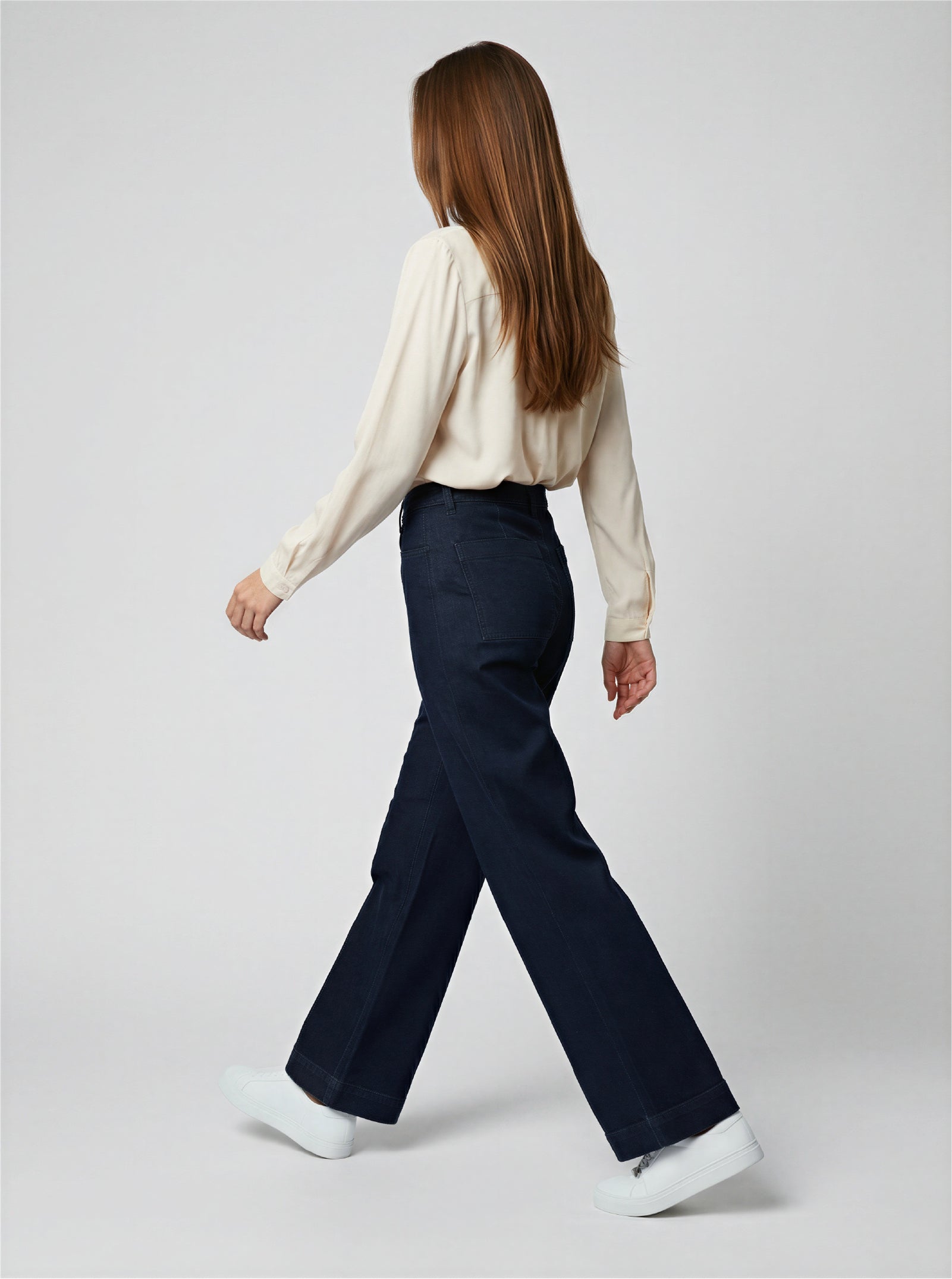 JEAN WIDE LEG - AZUL MARINO