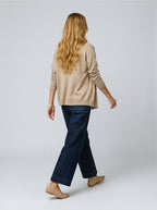 JEAN WIDE LEG - AZUL MARINO