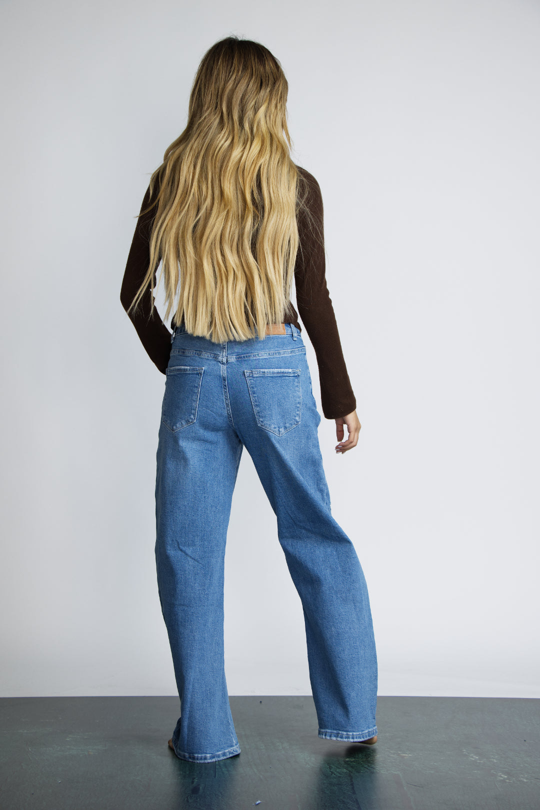 JEAN BAGGY RIPPED - AZUL CLARO