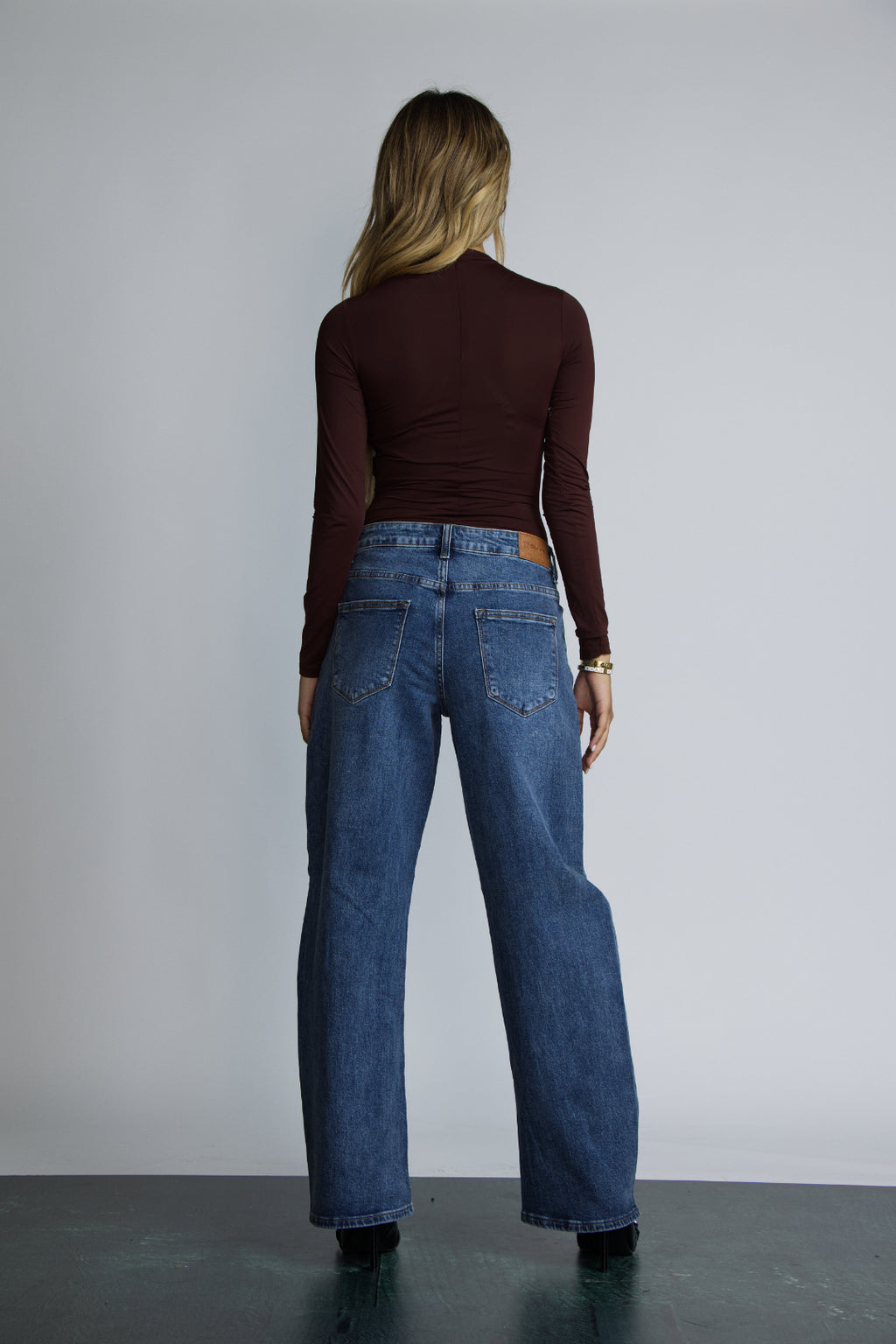 JEAN BAGGY RIPPED - AZUL MEDIO