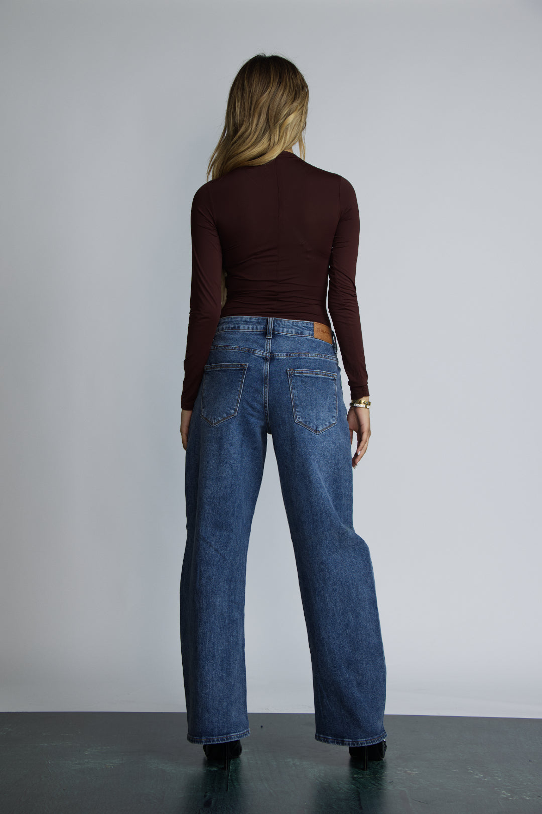 JEAN BAGGY RIPPED - AZUL MEDIO