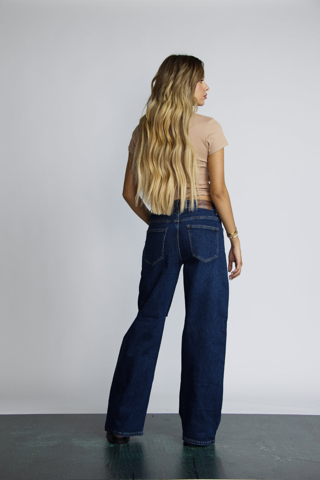 JEAN BAGGY RIPPED - AZUL ÍNDIGO