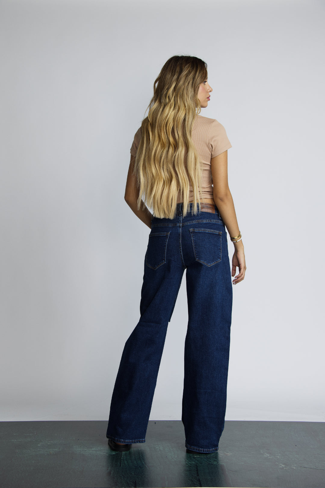 JEAN BAGGY RIPPED - AZUL ÍNDIGO