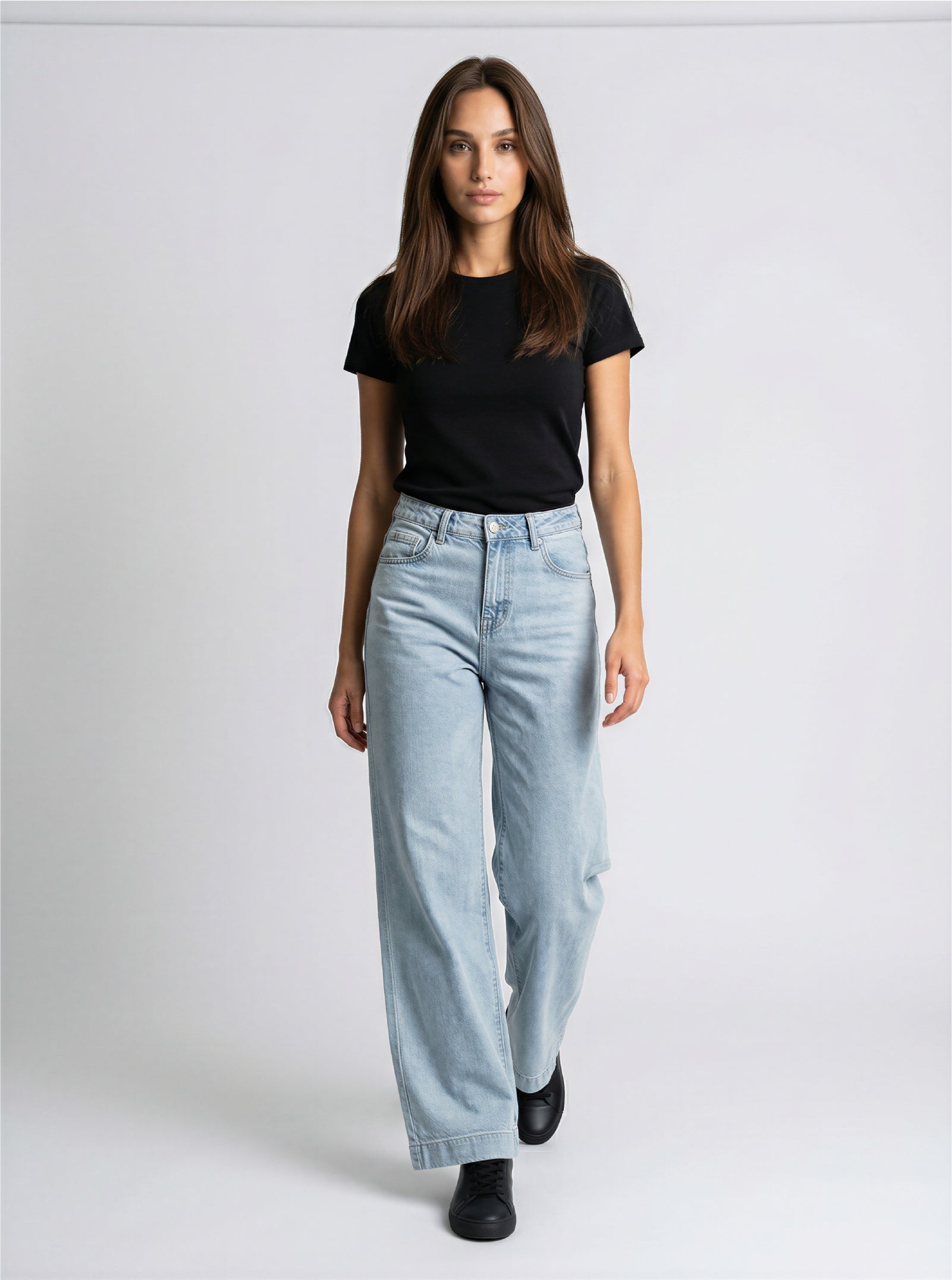JEAN WIDE LEG - AZUL ICE