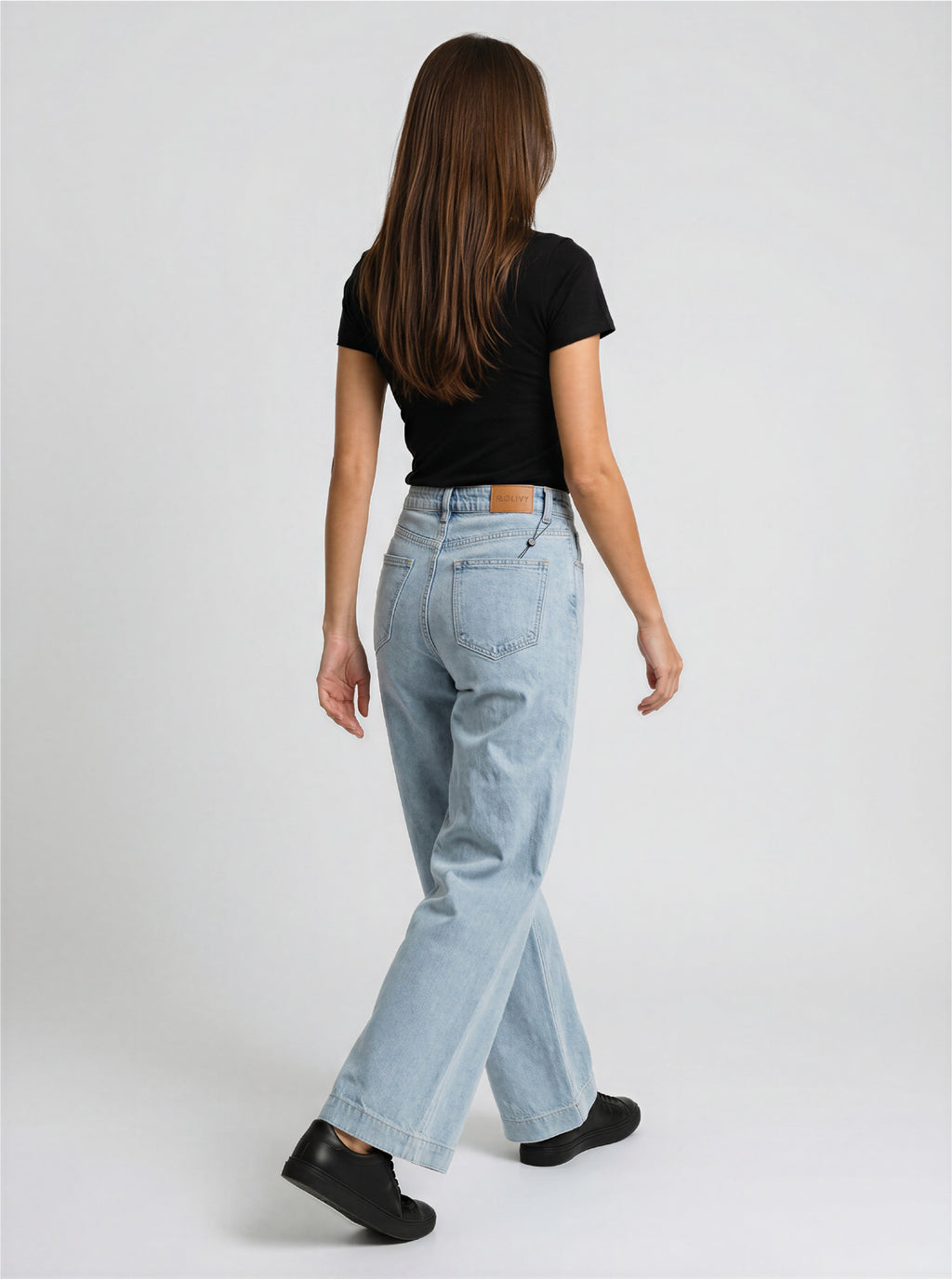 JEAN WIDE LEG - AZUL ICE