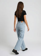 JEAN WIDE LEG - AZUL ICE
