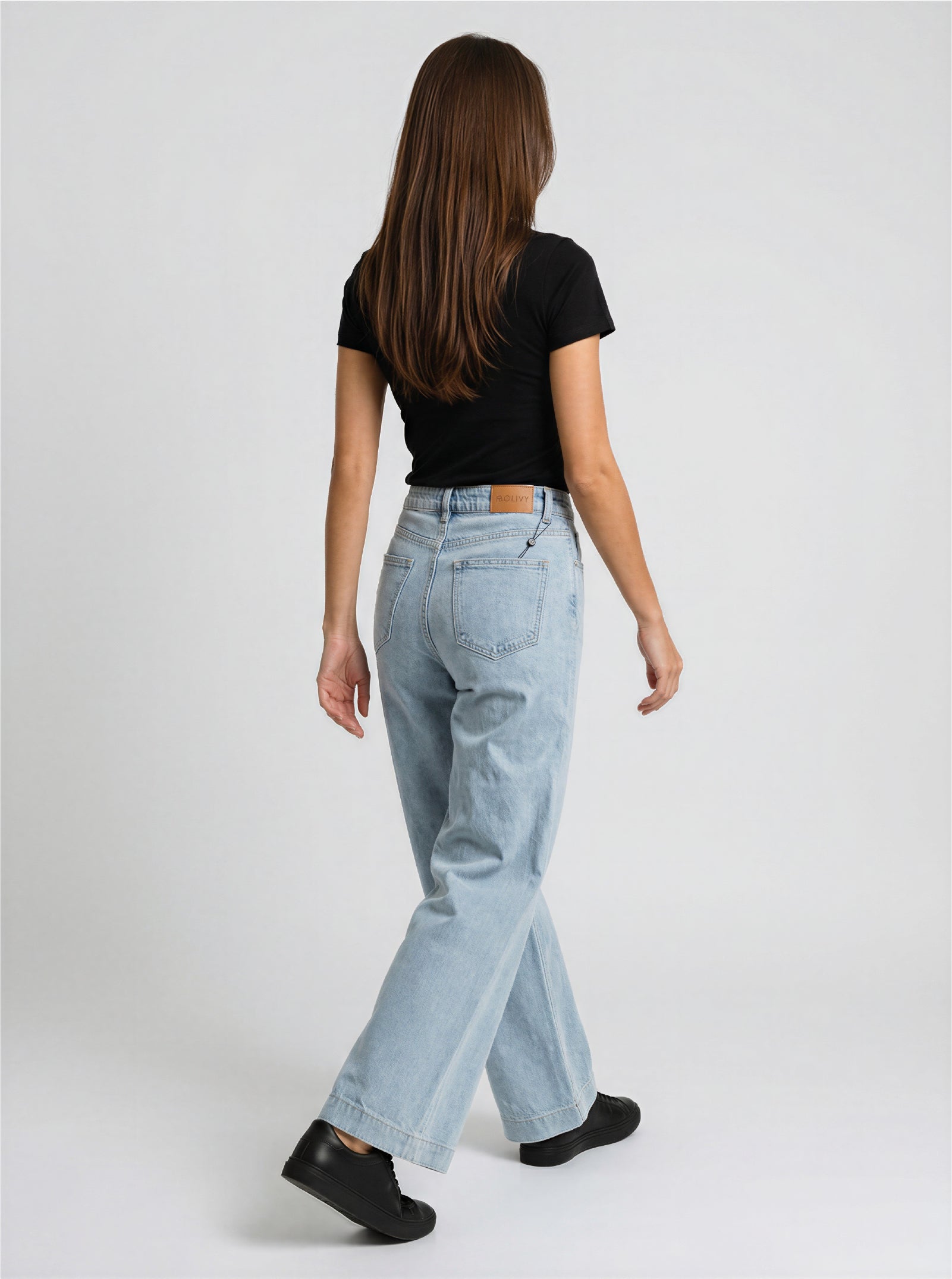 JEAN WIDE LEG - AZUL ICE