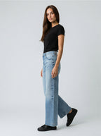 JEAN WIDE LEG - AZUL STONE