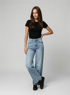 JEAN WIDE LEG - AZUL STONE