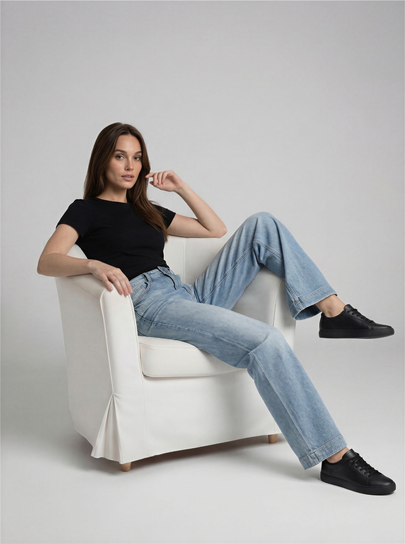 JEAN WIDE LEG - AZUL STONE