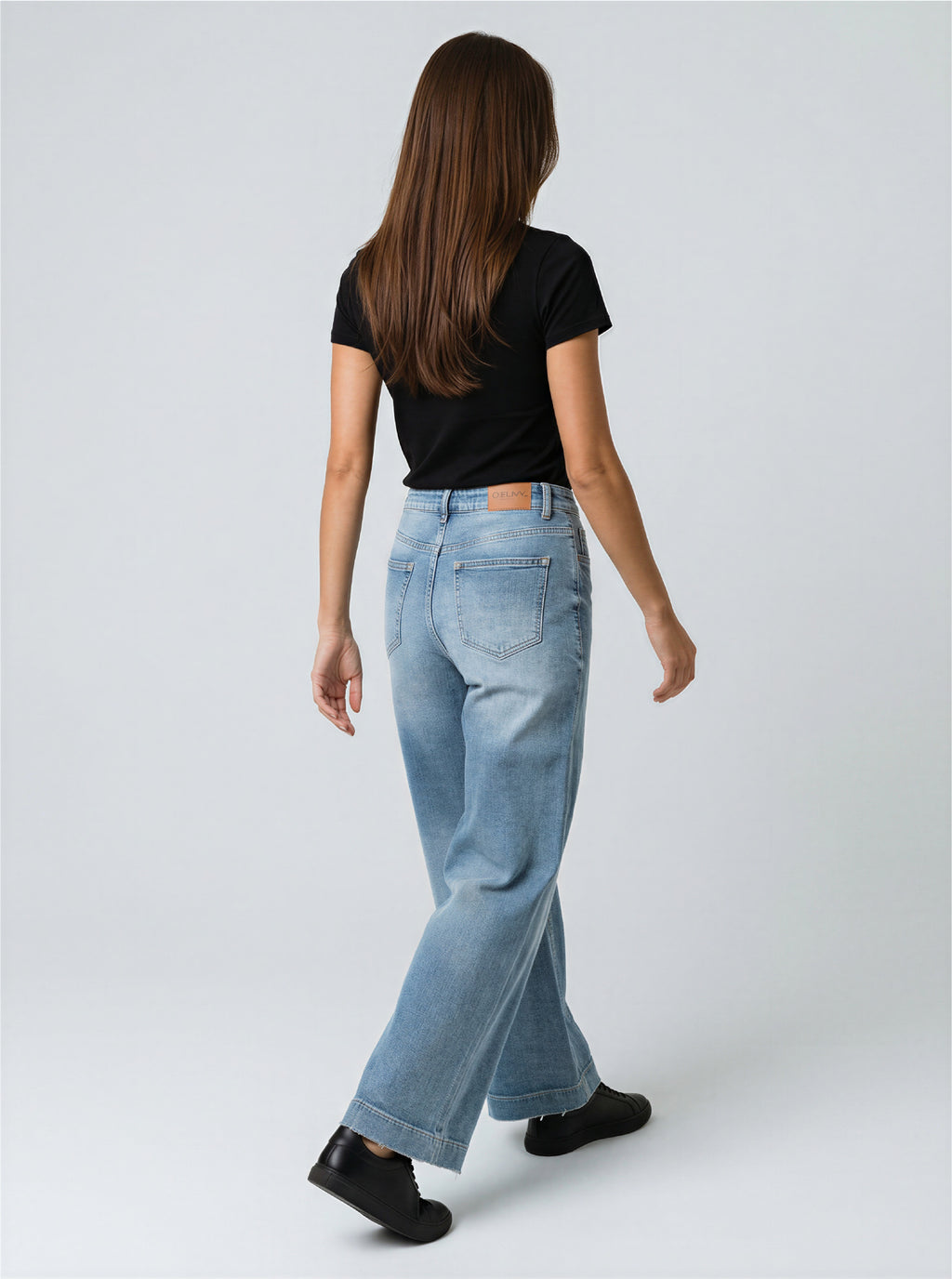 JEAN WIDE LEG - AZUL STONE
