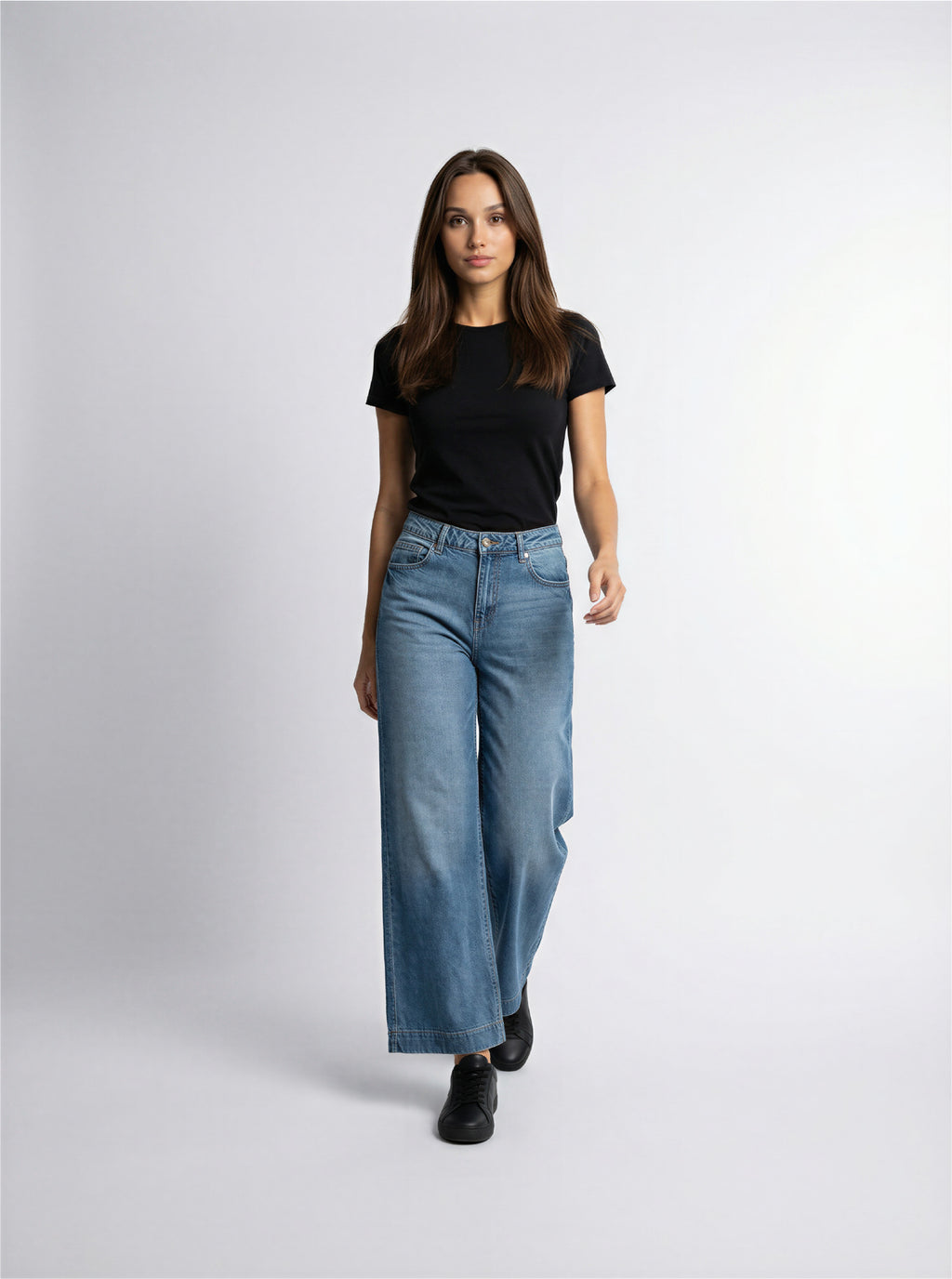 JEAN WIDE LEG - AZUL MEDIO