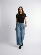 JEAN WIDE LEG - AZUL MEDIO