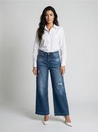 JEAN WIDE LEG - AZUL MEDIO