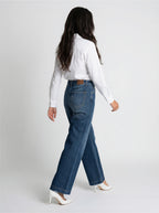 JEAN WIDE LEG - AZUL MEDIO