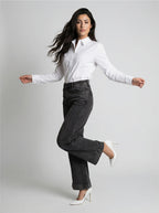 JEAN WIDE LEG - GRIS OSCURO