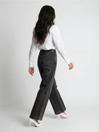 JEAN WIDE LEG - GRIS OSCURO