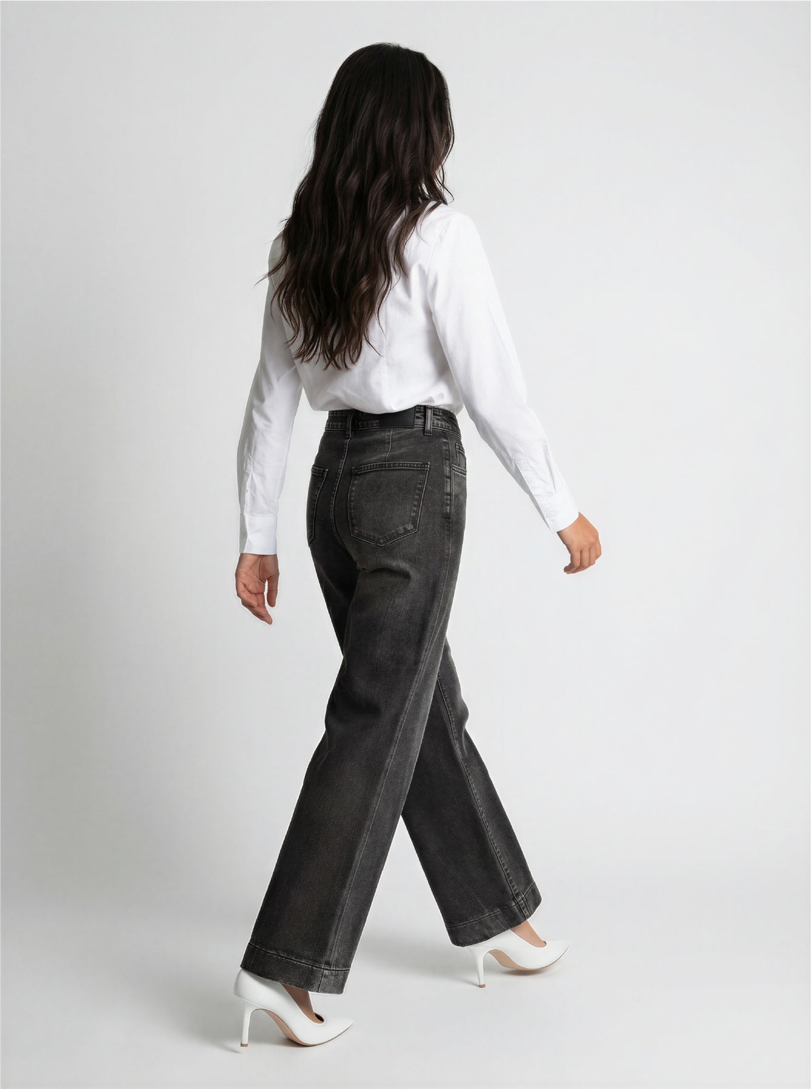 JEAN WIDE LEG - GRIS OSCURO