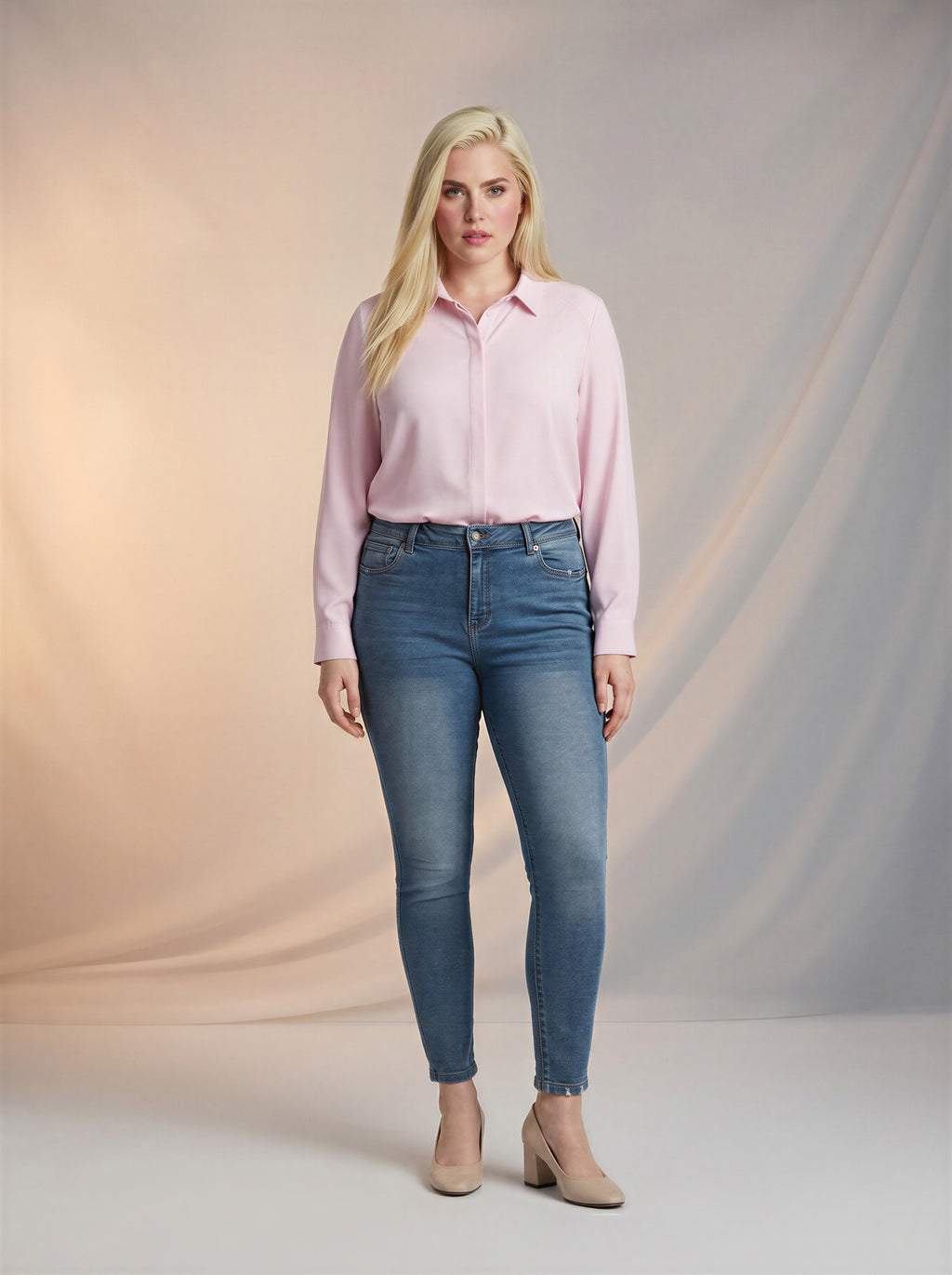 Jean Curvy Skinny – Azul Claro