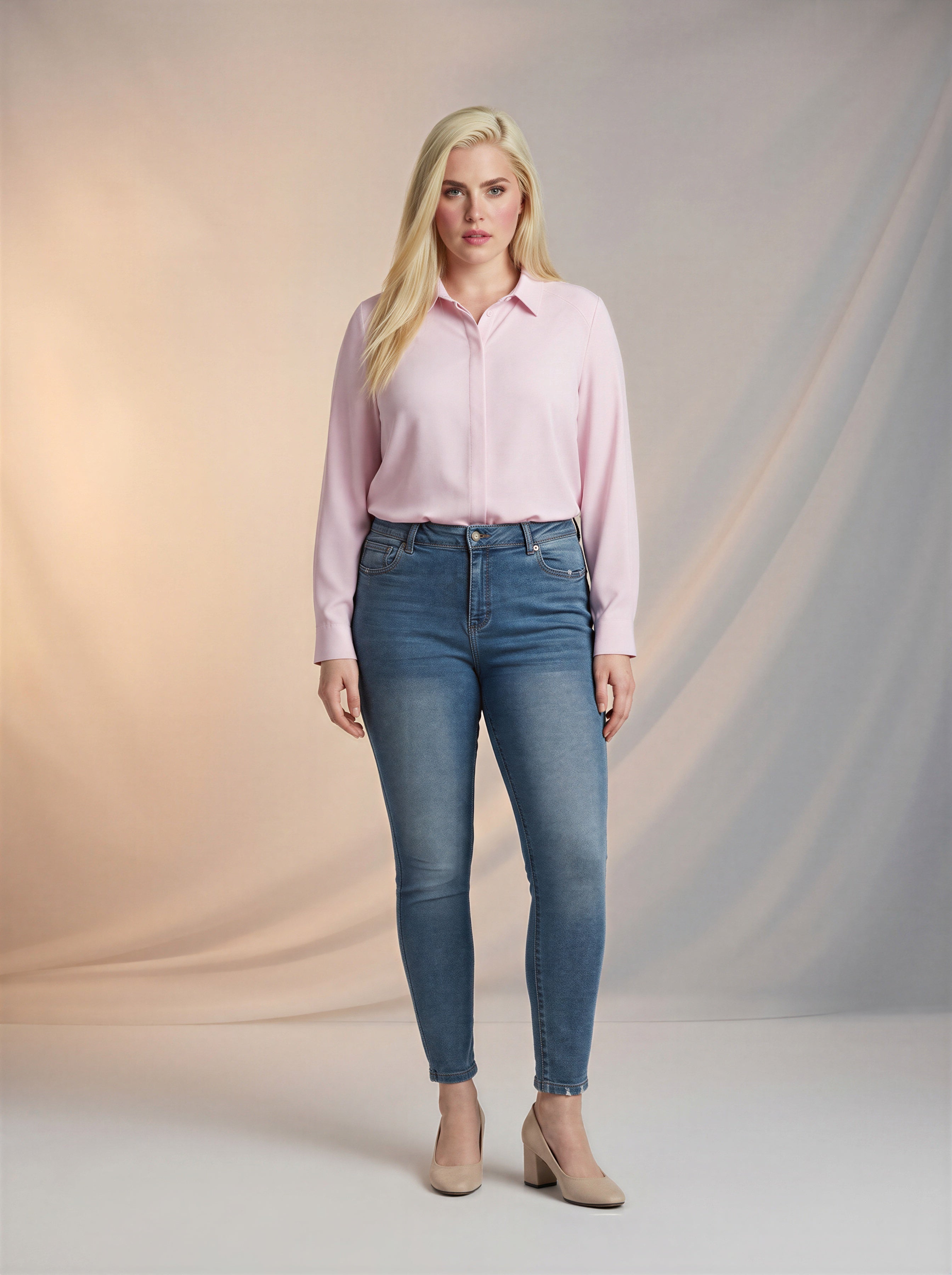 Jean Curvy Skinny – Azul Claro