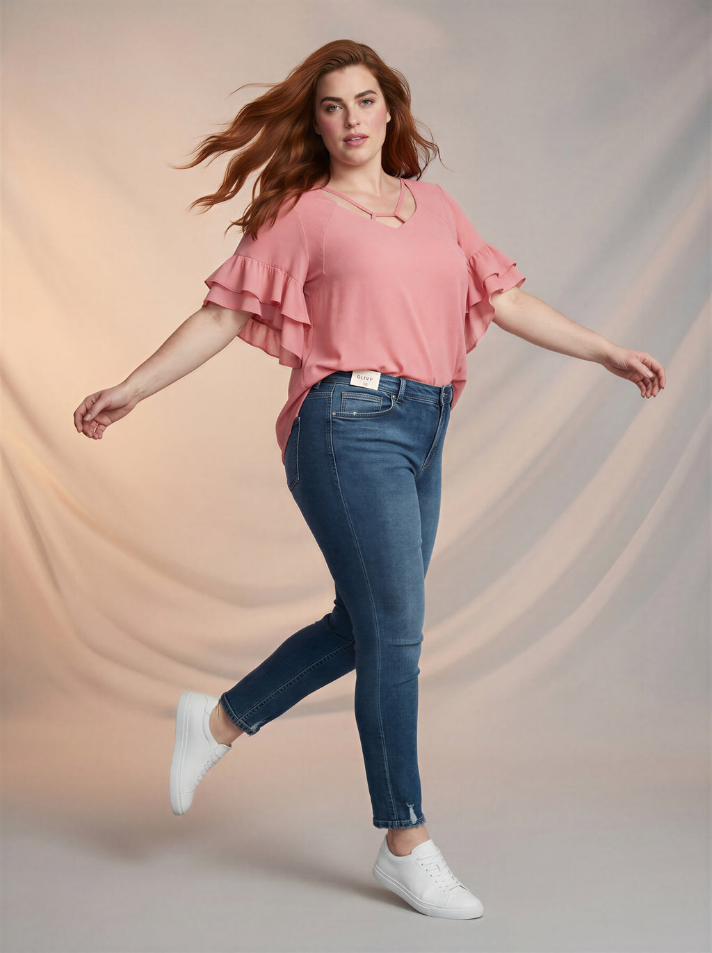 Jean Curvy Skinny – Azul Medio