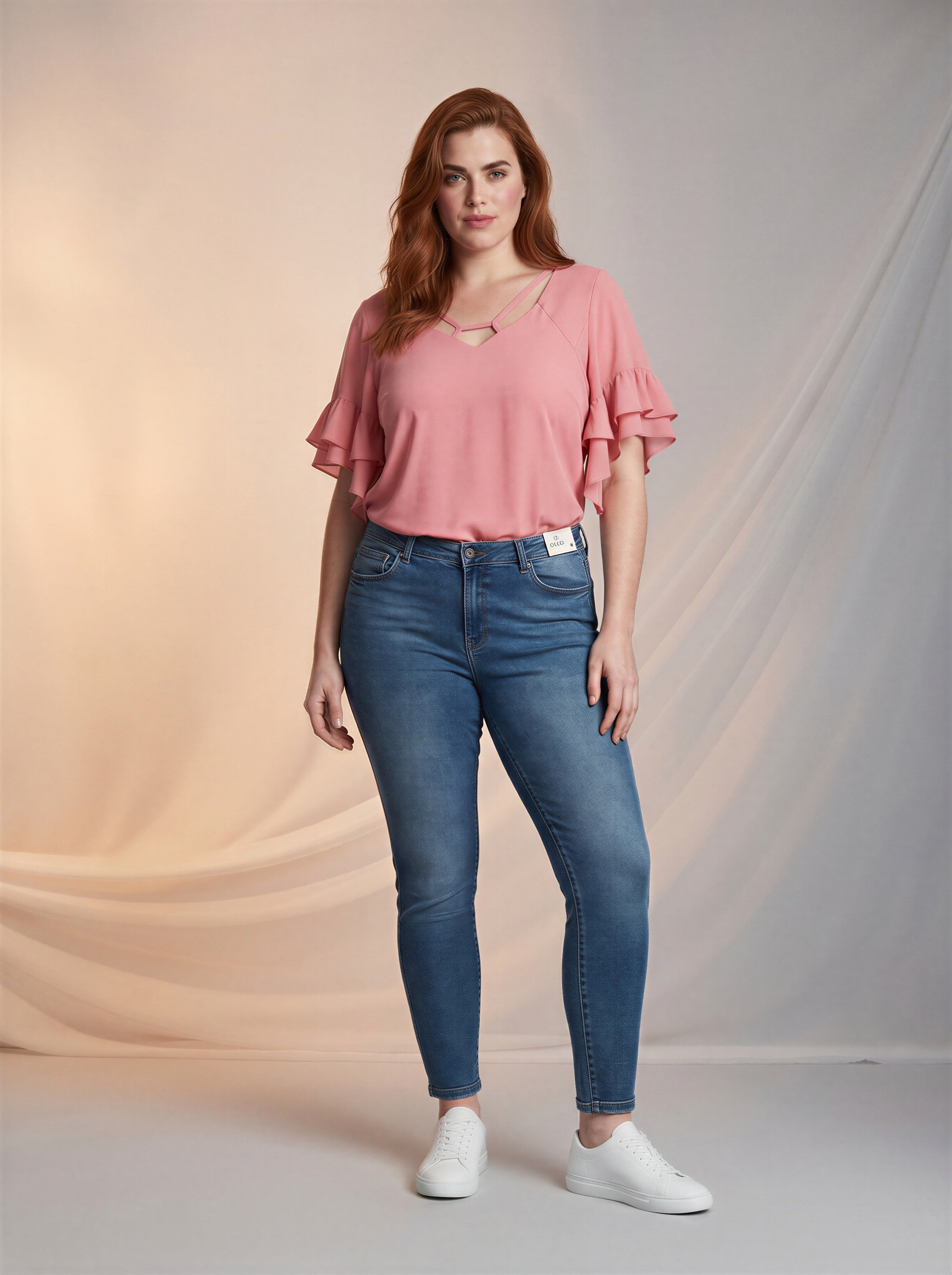 Jean Curvy Skinny – Azul Medio