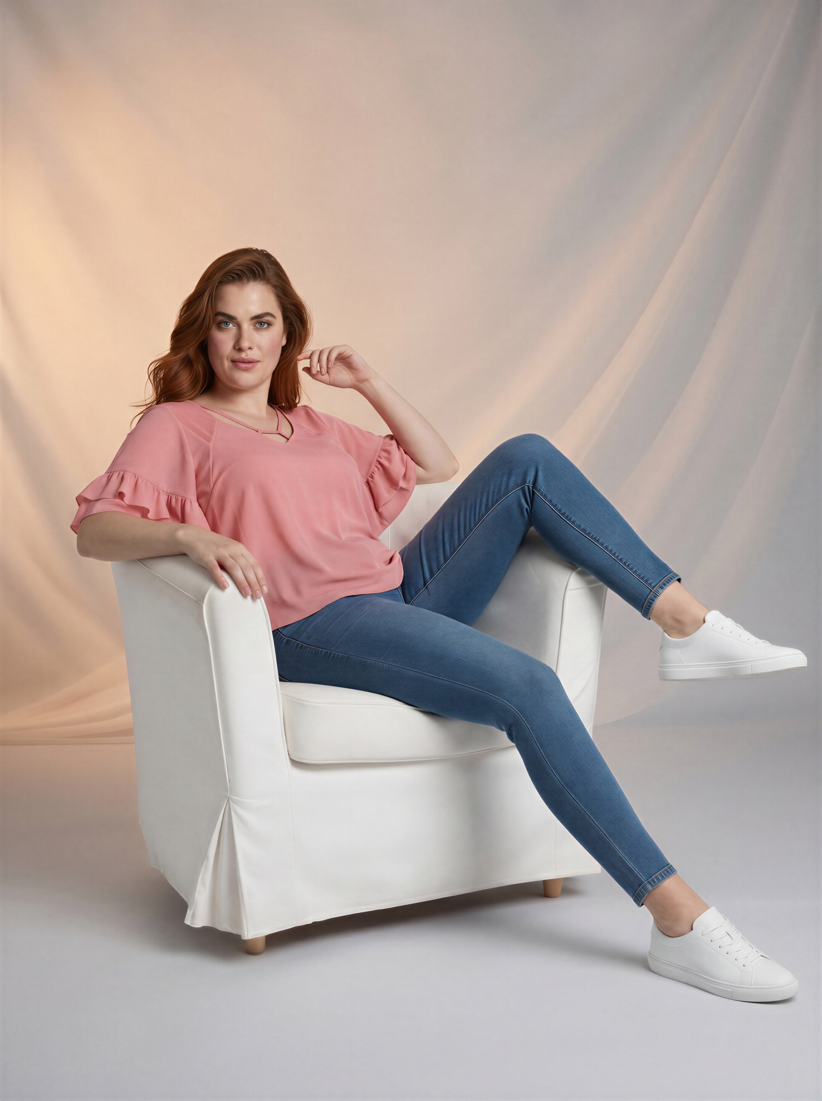 Jean Curvy Skinny – Azul Medio