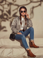Jean Skinny Azul Claro Con Dobles AG-1834