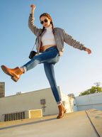 Jean Skinny Azul Claro Con Dobles AG-1834