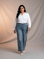 Jean Marine Talla Extra Azul Claro con Textura Rotos DE-674P