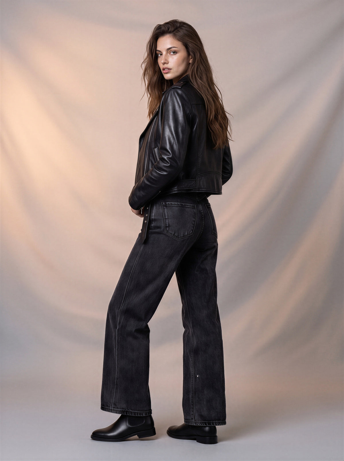 Jean Wide Leg Full Length – Gris Con Centurion ES-2560
