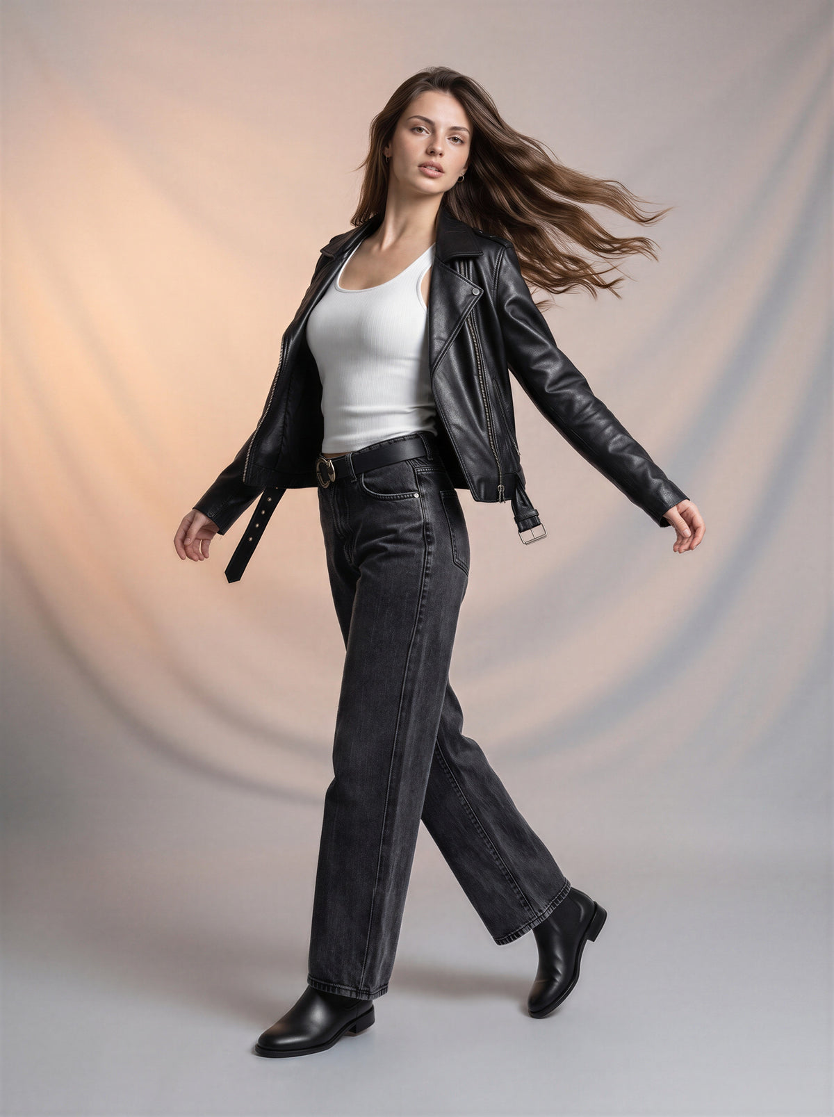 Jean Wide Leg Full Length – Gris Con Centurion ES-2560