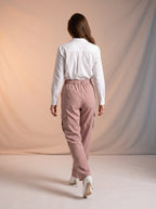 Pantalon Cargo Rosa de Tela ES-2186