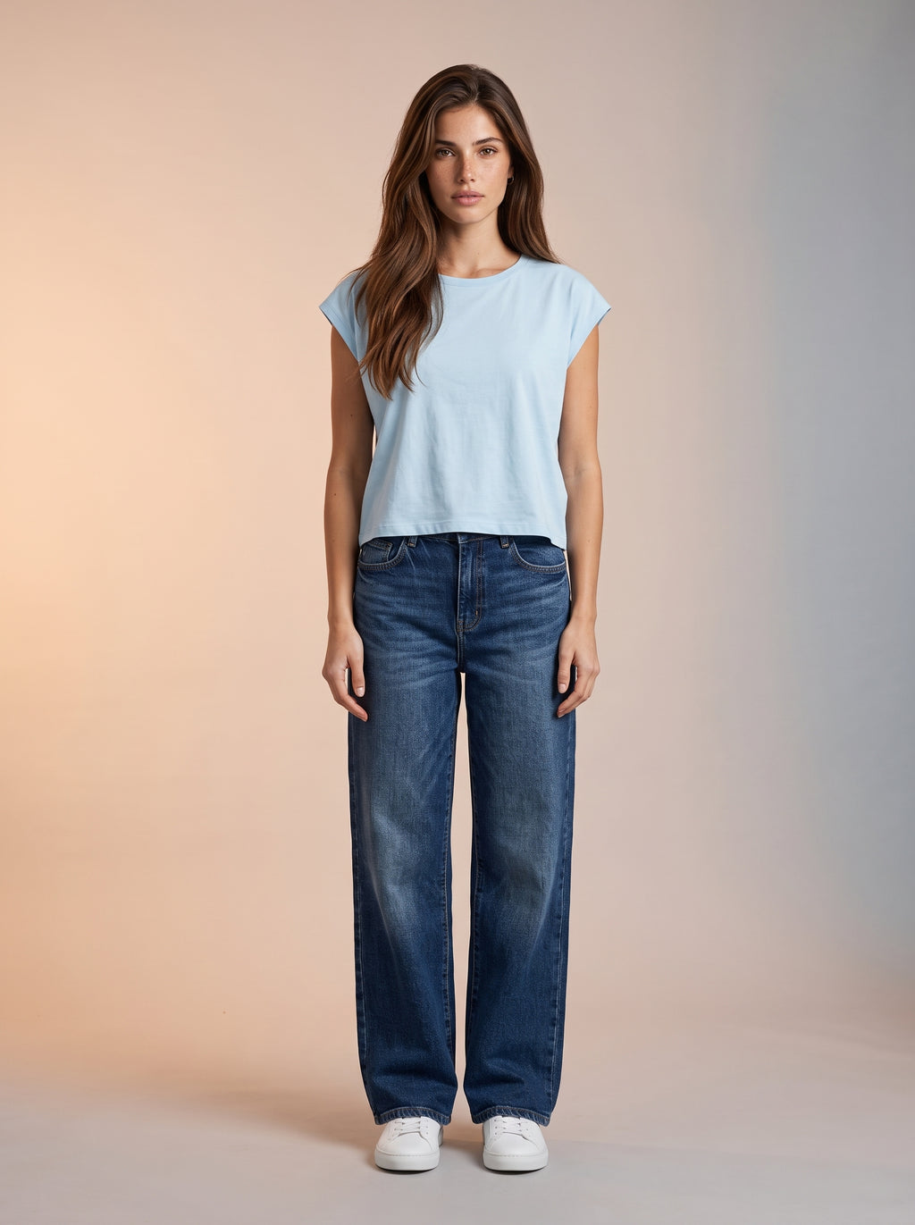 Jean Wide Leg Azul Oscuro OL-862