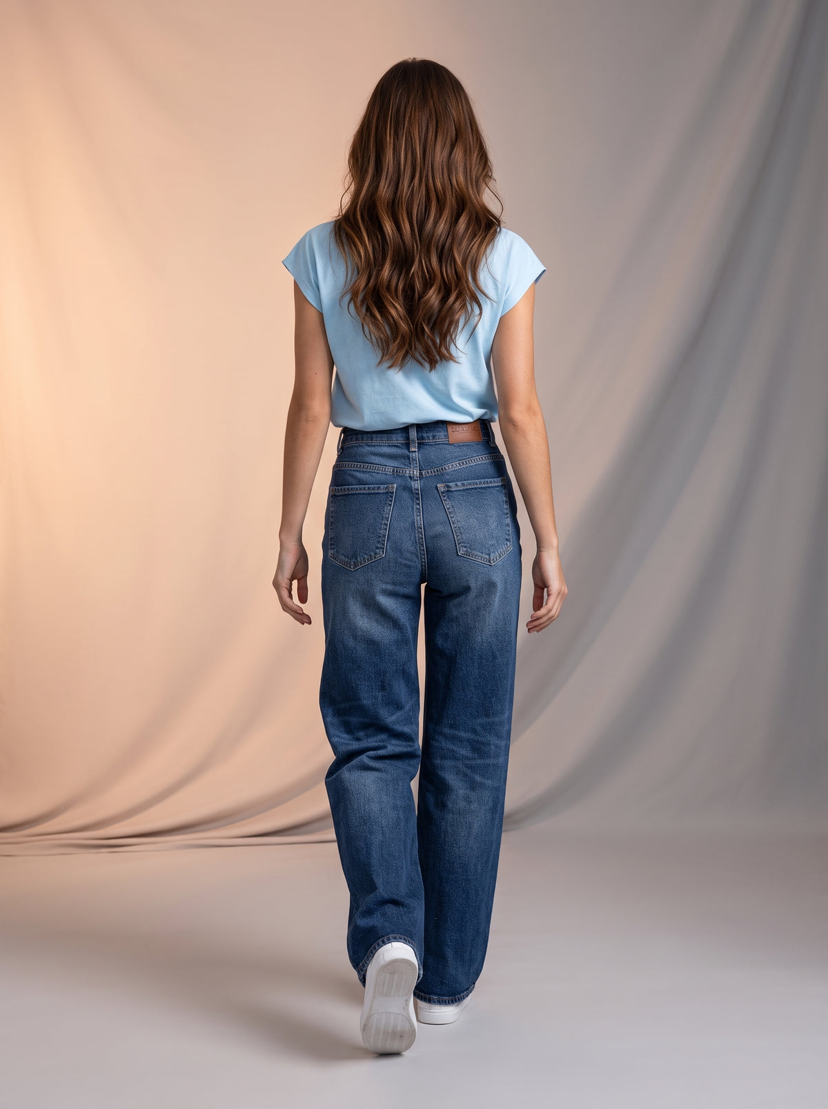 Jean Wide Leg Azul Oscuro OL-862