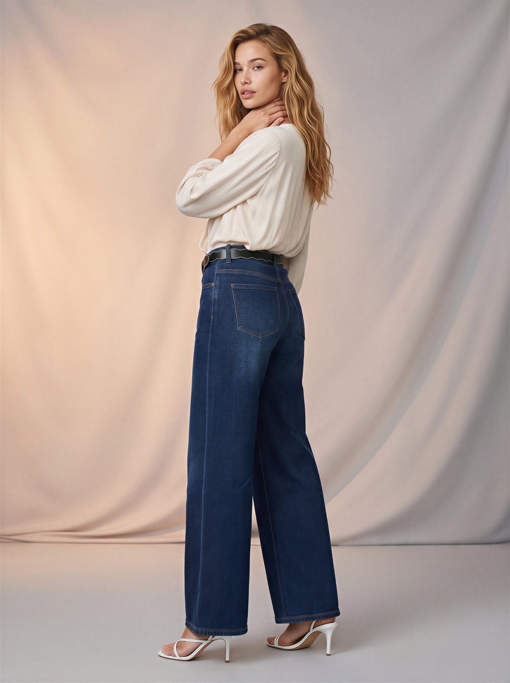 Wide Leg-Azul Marino