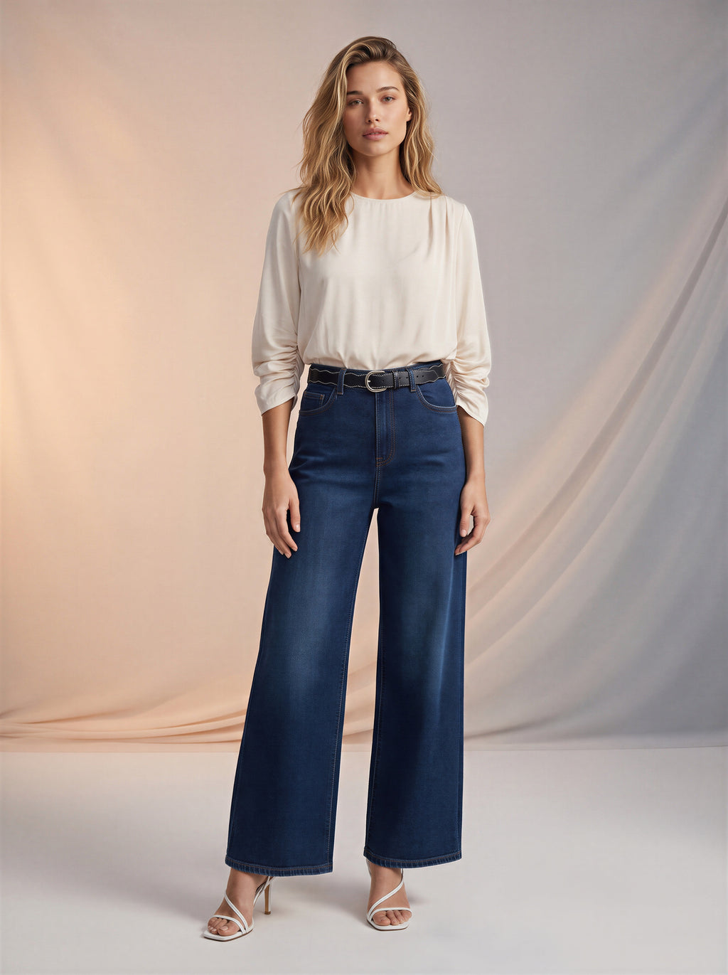 Wide Leg-Azul Marino