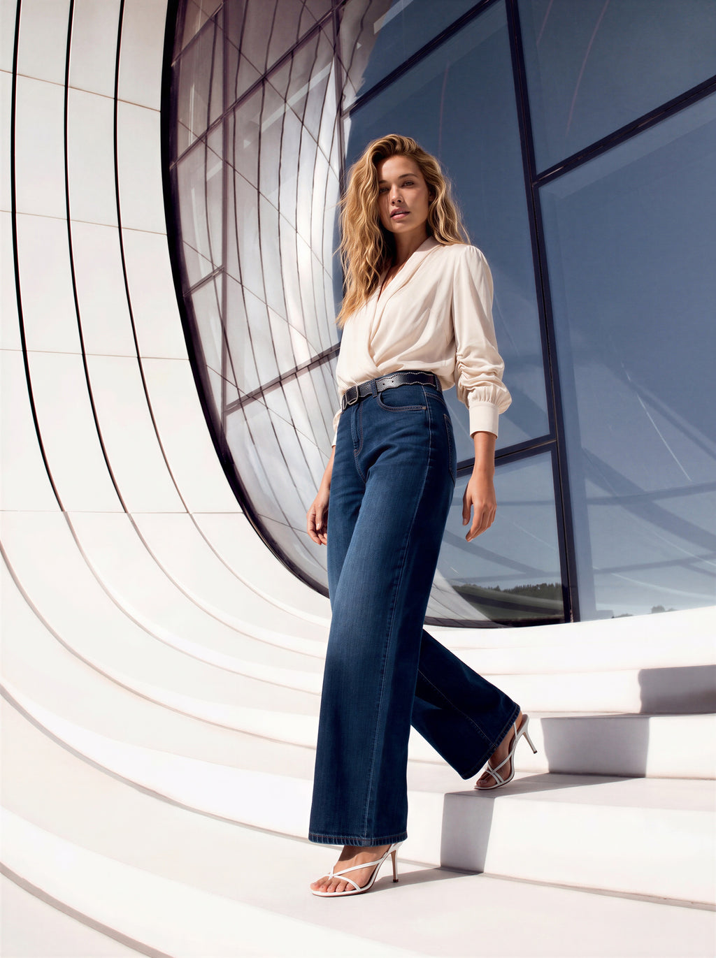 Wide Leg-Azul Marino