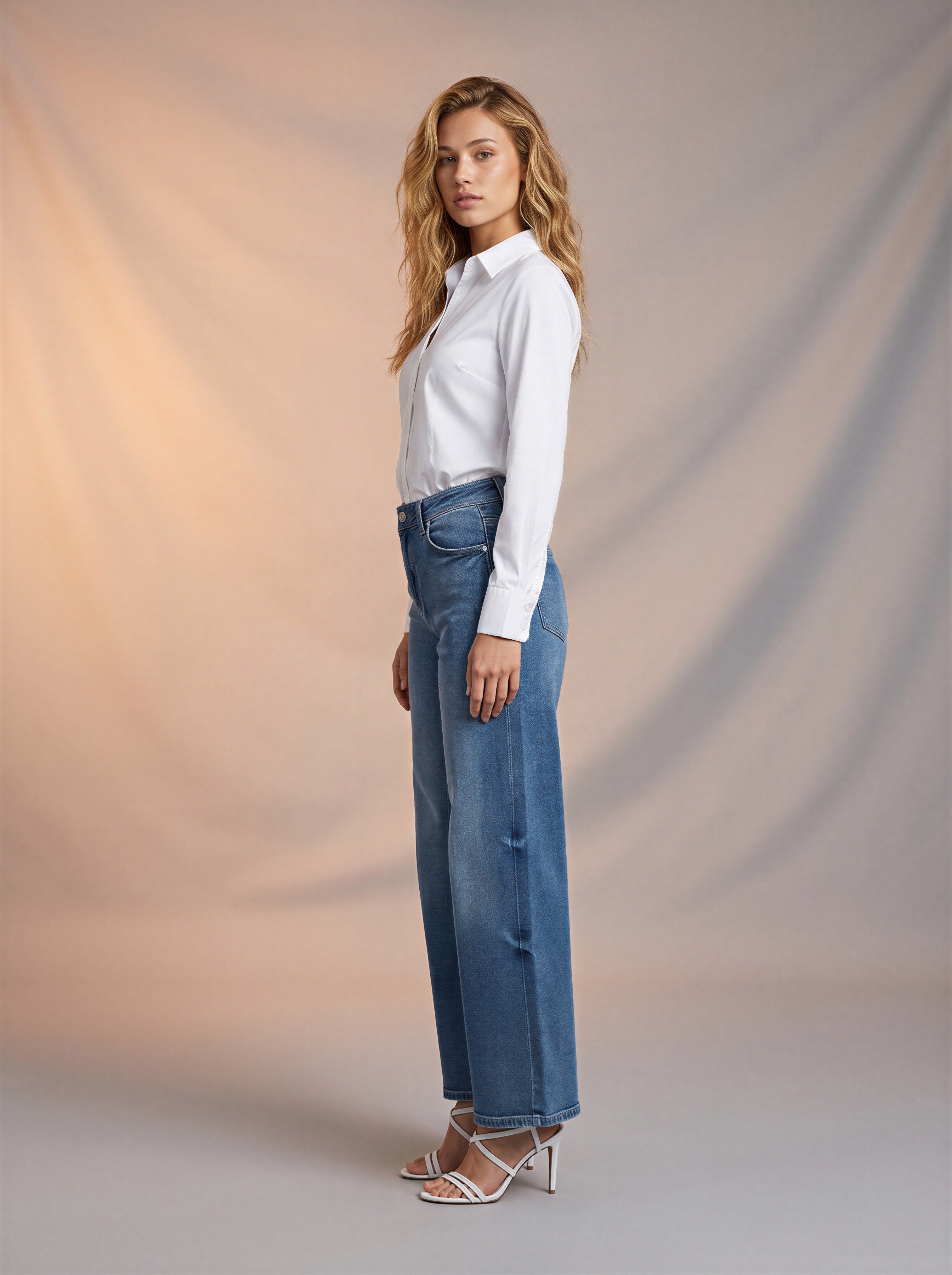 Wide Leg Azul Stone
