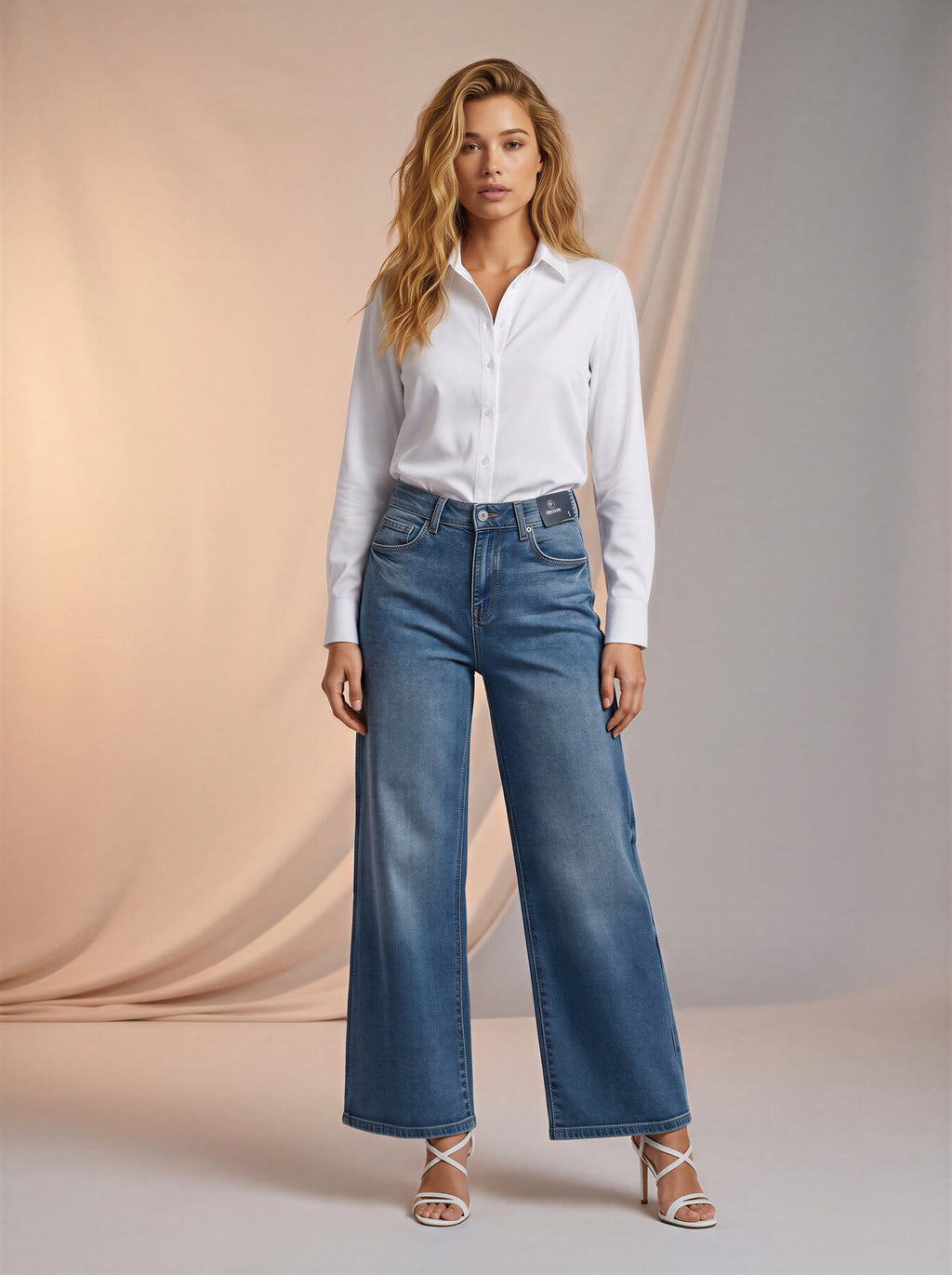 Wide Leg Azul Stone