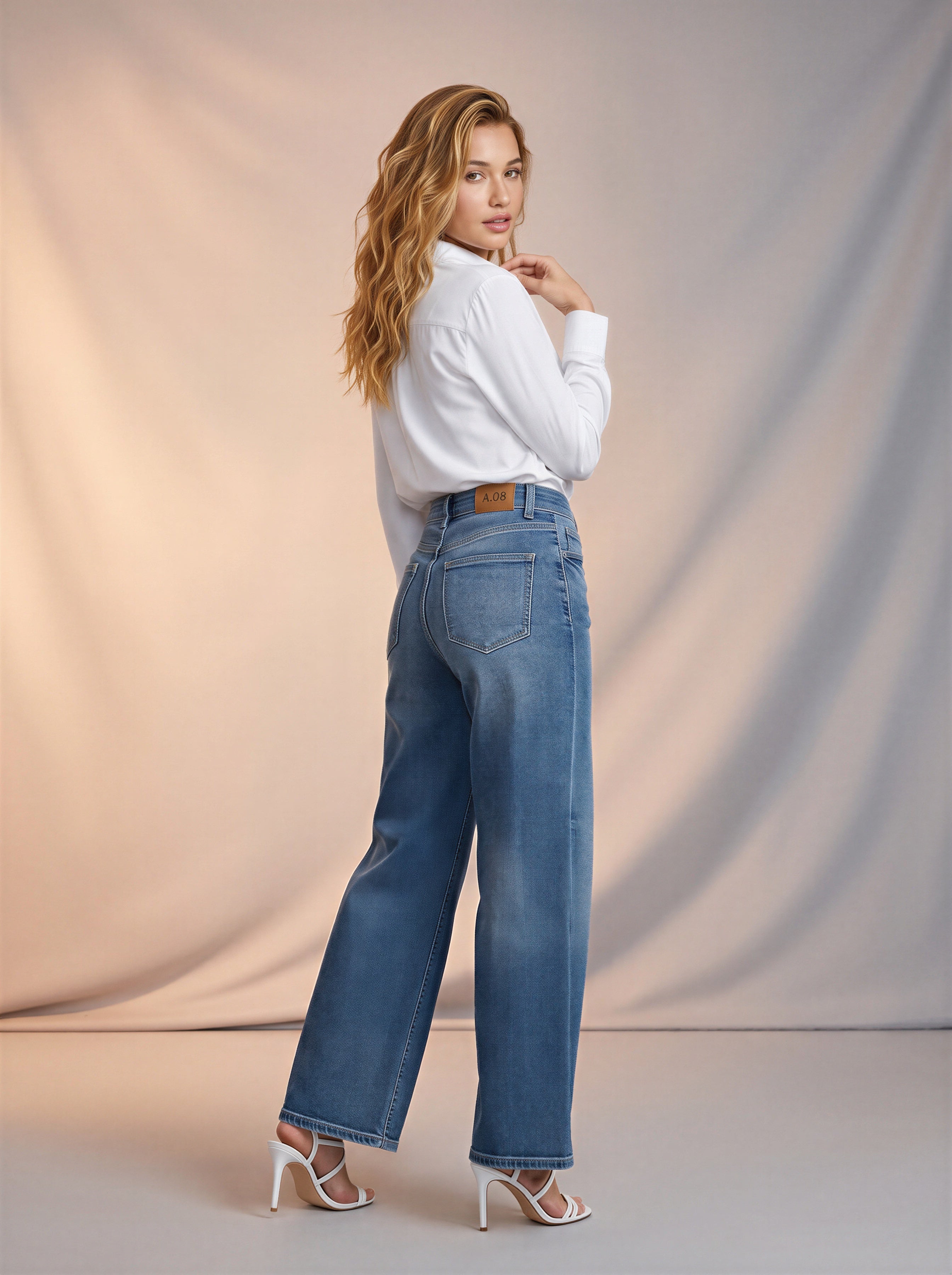 Wide Leg Azul Stone