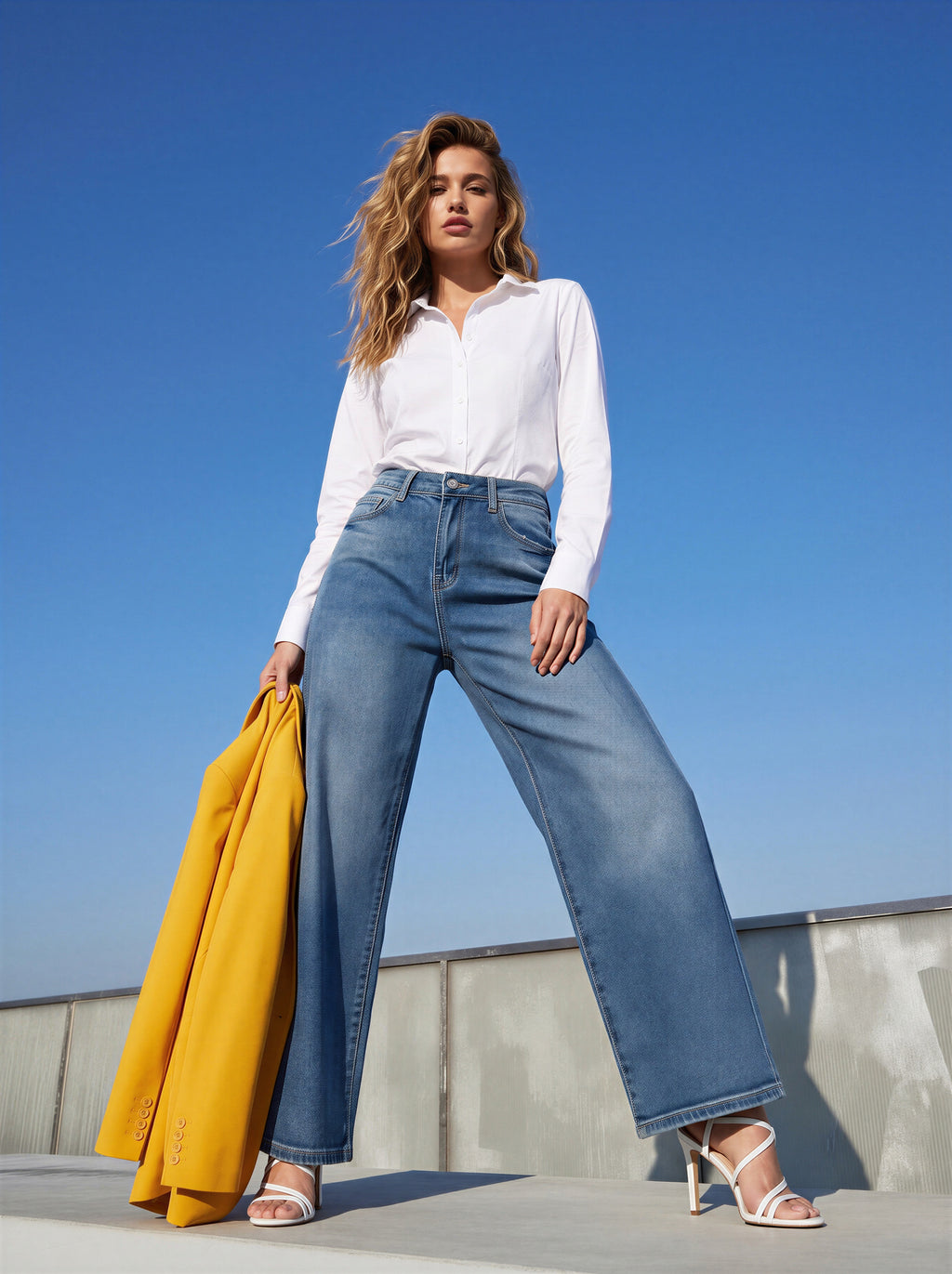 Wide Leg Azul Stone