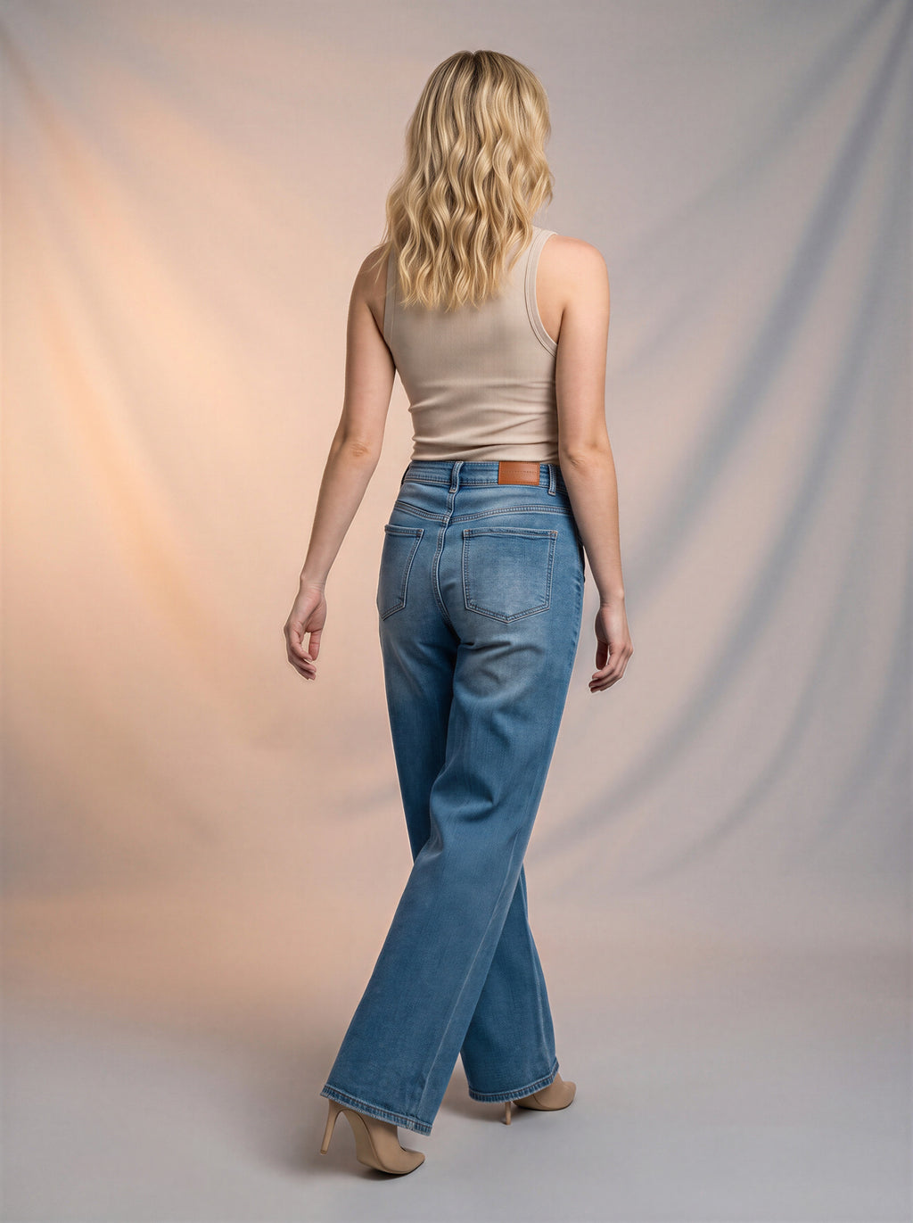 Wide Leg Azul Claro con Accesorio