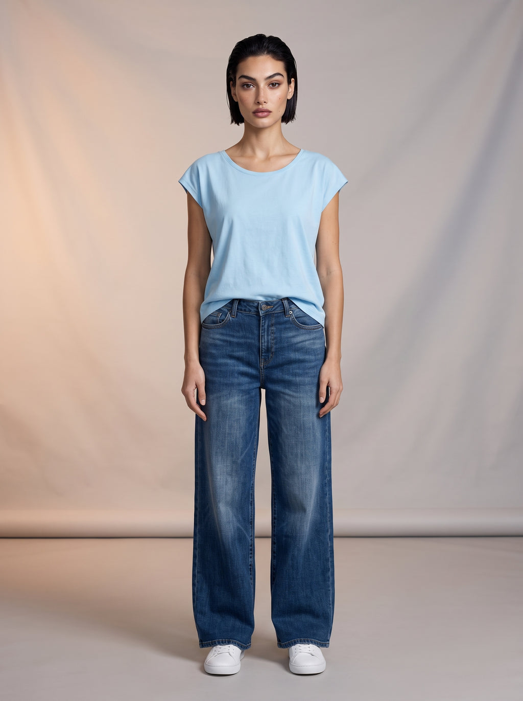 Wide Leg-Azul Medio AG-1716
