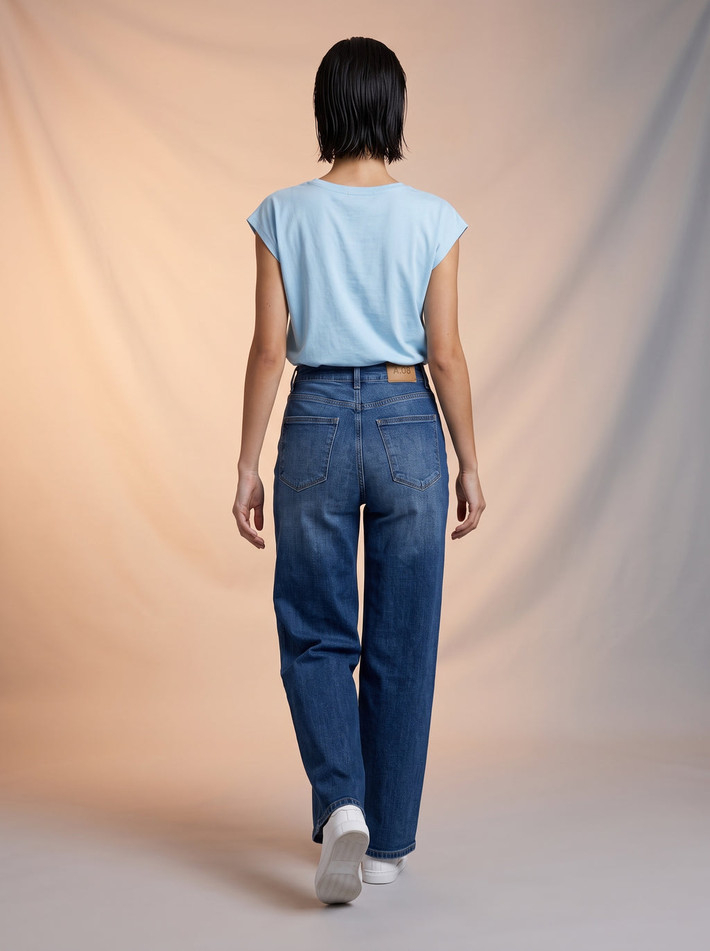 Wide Leg-Azul Medio AG-1716