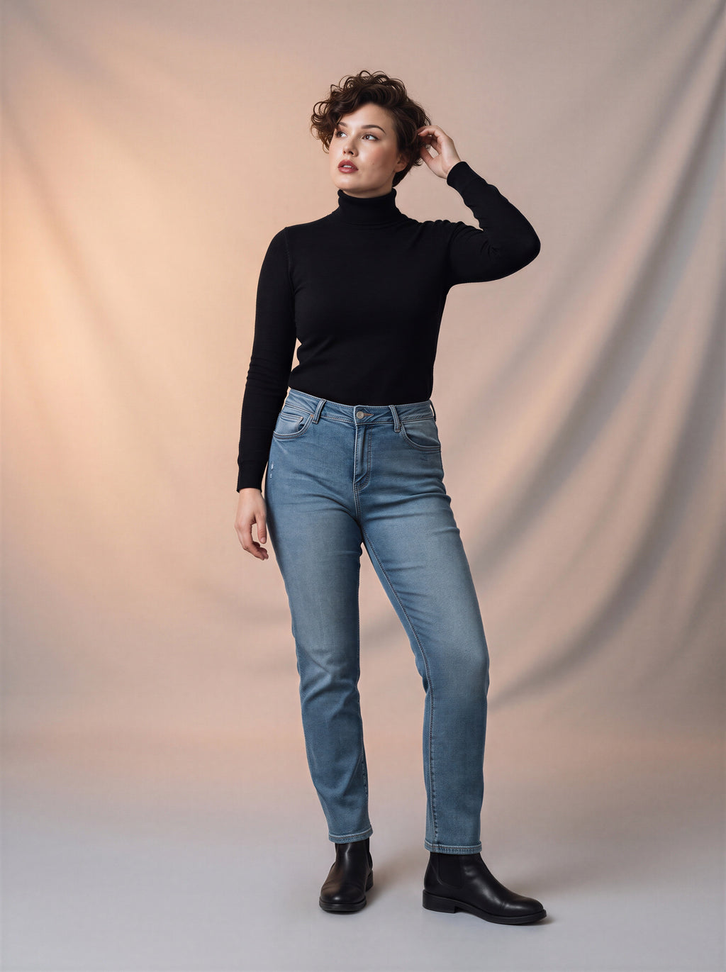 Jean Plus Recto Azul Stone DE-533P