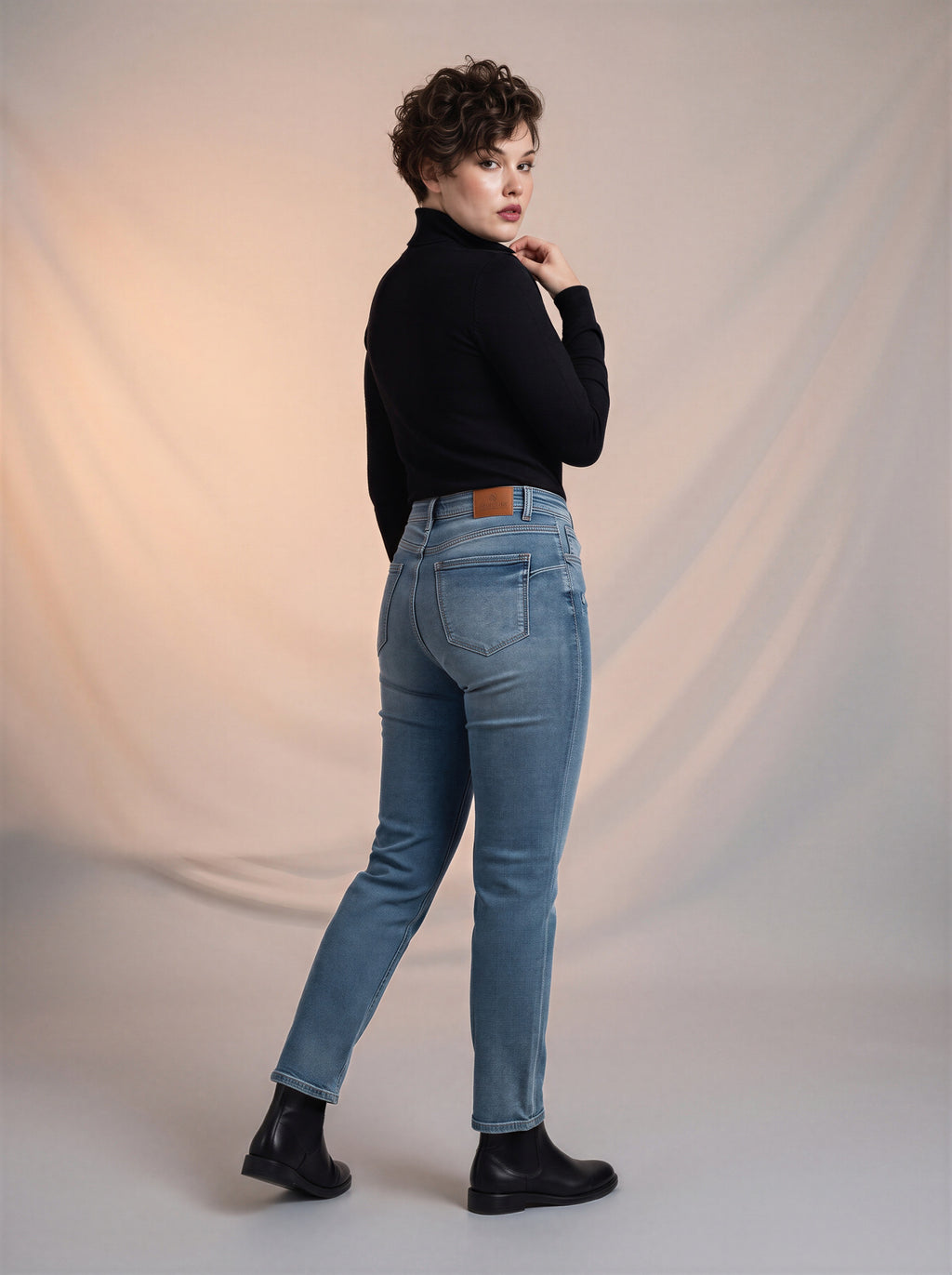 Jean Plus Recto Azul Stone DE-533P