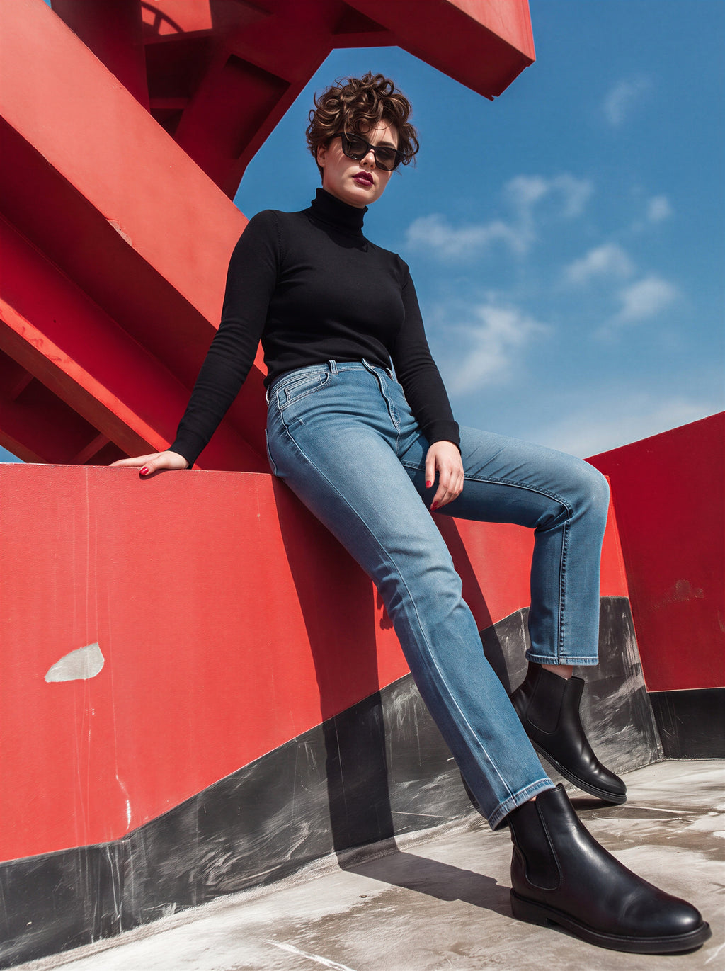 Jean Plus Recto Azul Stone DE-533P