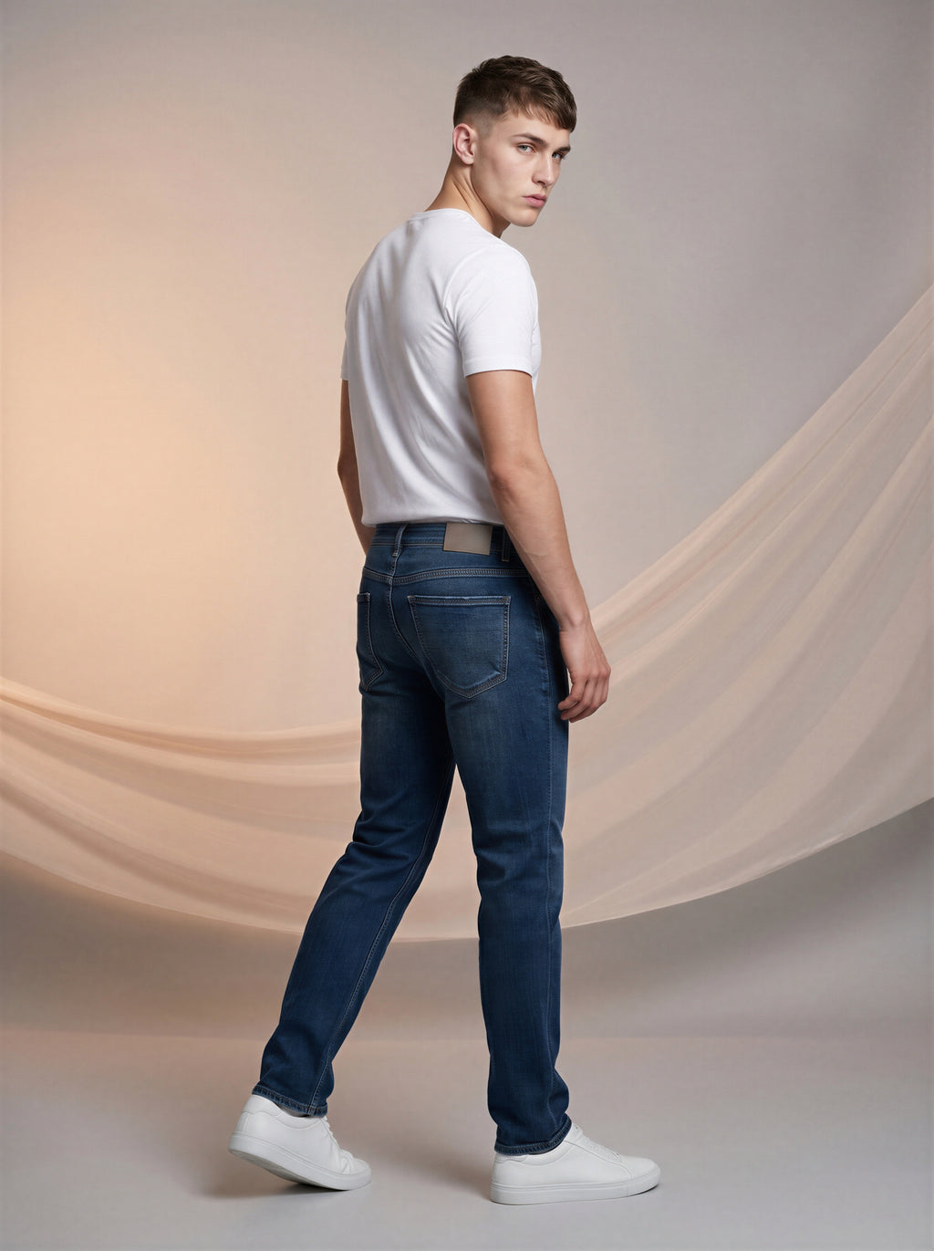 Jean Slim Azul Marino