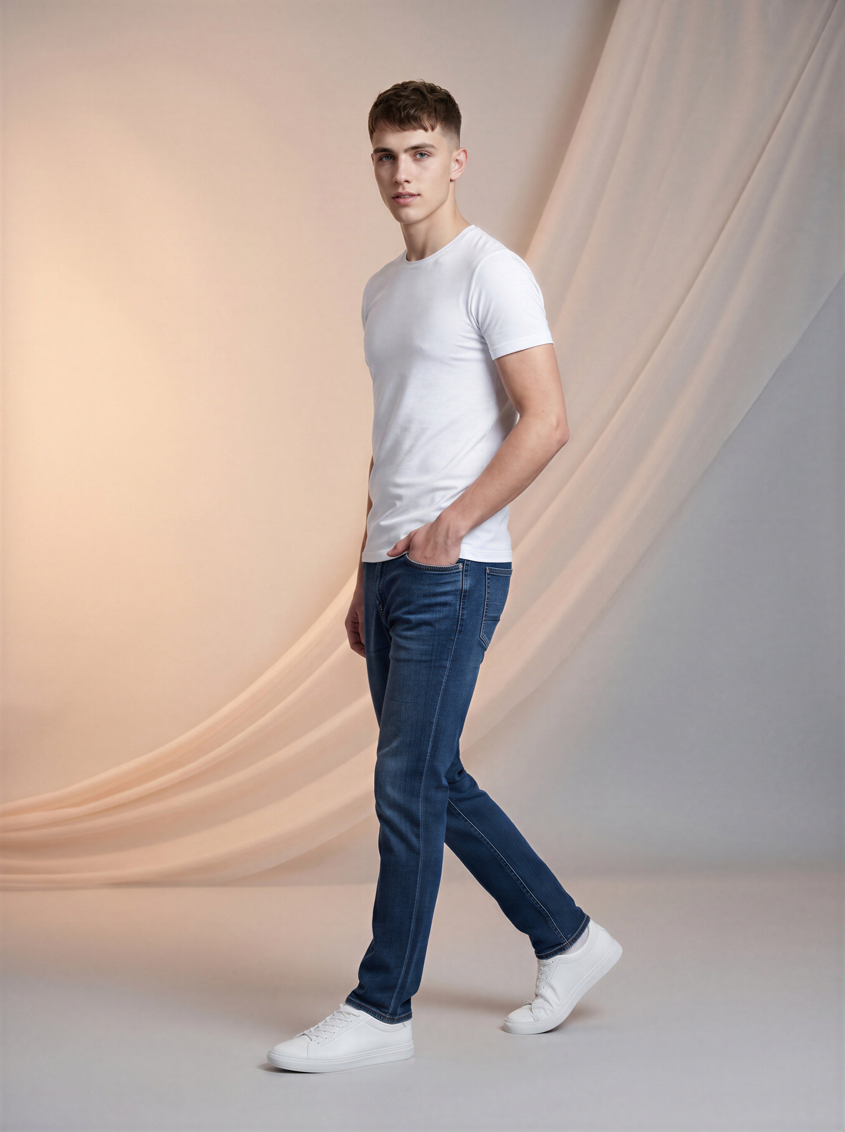 Jean Slim Azul Marino